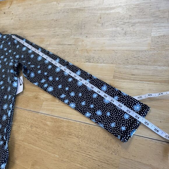 Belyn Key Moonstruck Floral Glacier Long Sleeve Golf Athletic UPF Shirt Medium - Picture 11 of 13